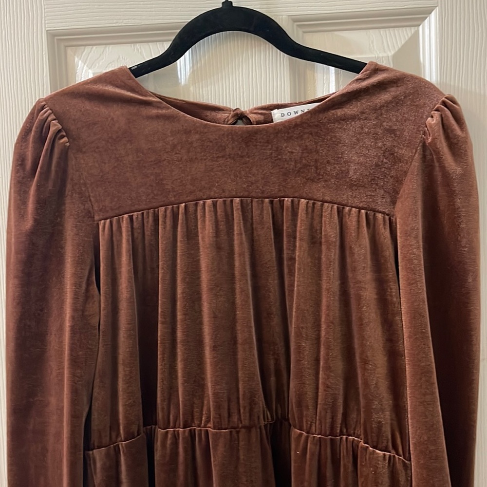 Downeast velvet dress